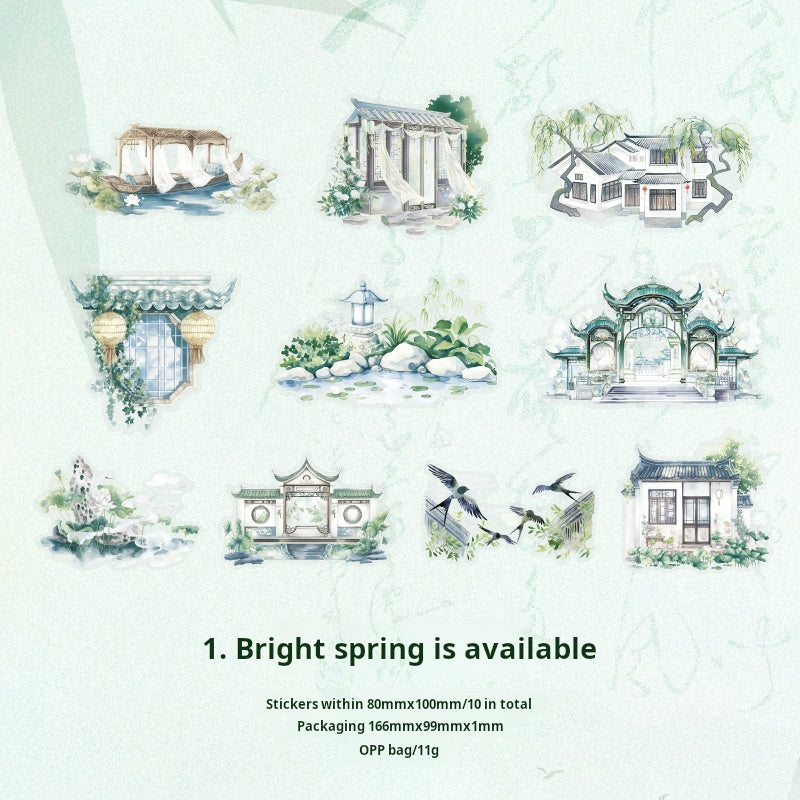 0222 Meeting with Time Series Stickers -10Pcs each pack