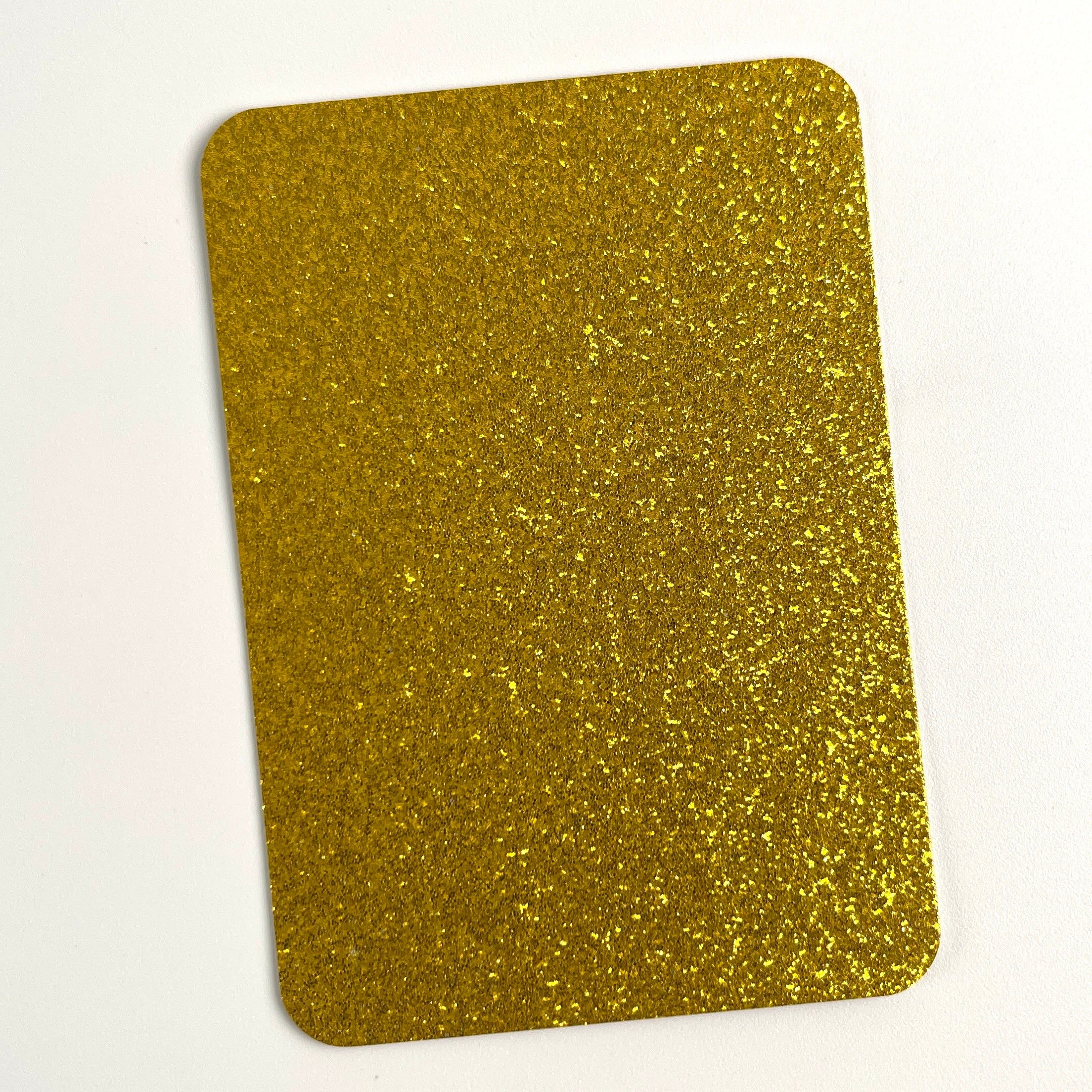 24 Colors Glitter ATC Blanks, Pre-Cut Artist Trading Cards 2.5x3.5 Inches, Rounded Corners Glitter Cardstock Base for Mixed Media, Scrapbooking, Art Swaps