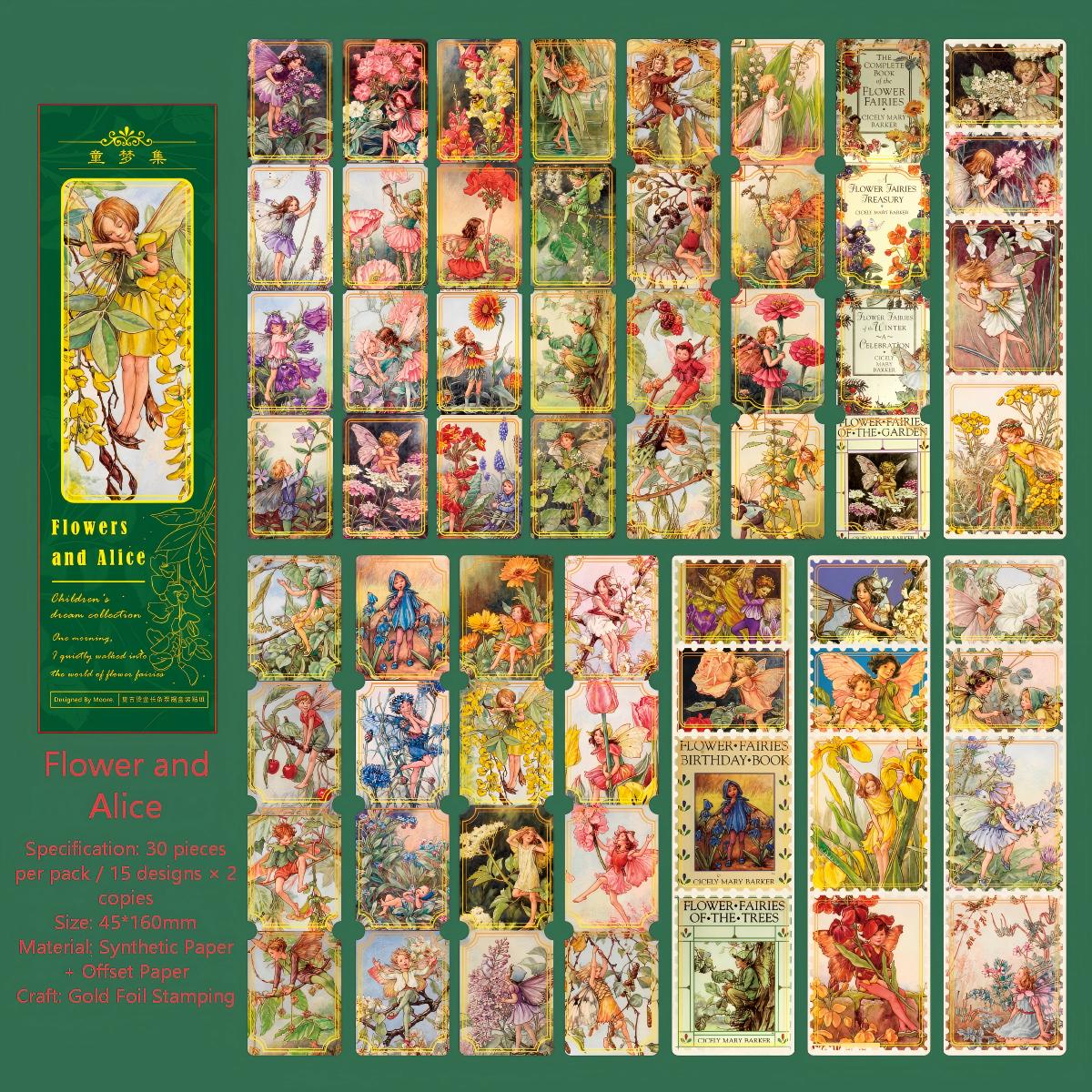 Fairy Tale Dream Collection Paper Stickers -30Pcs each pack