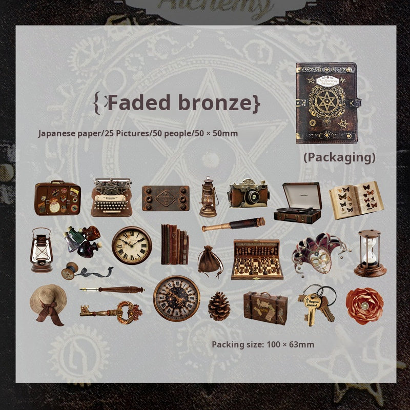 0311 The Secret of alchemy Series Sticker -50Pcs each pack