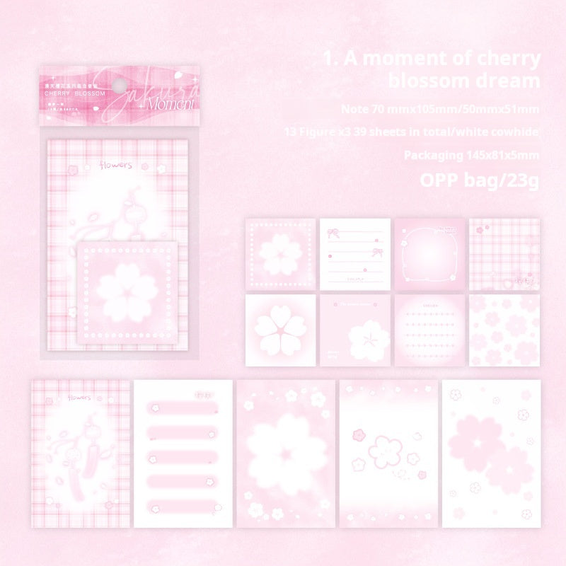 0312 Cherry Blossom Series Paper-39Pcs each pack
