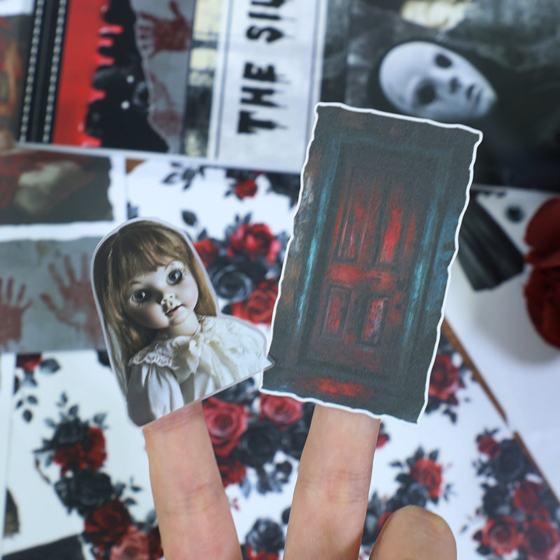 The Silent Fear sticker book contents overview