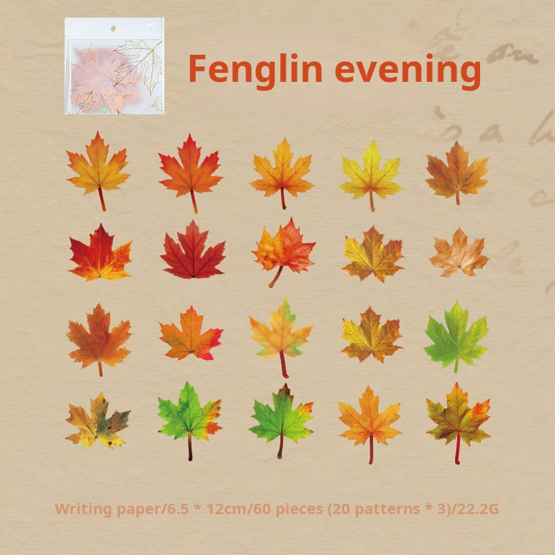 0306 Letters from the Forest Series Paper -60Pcs each pack