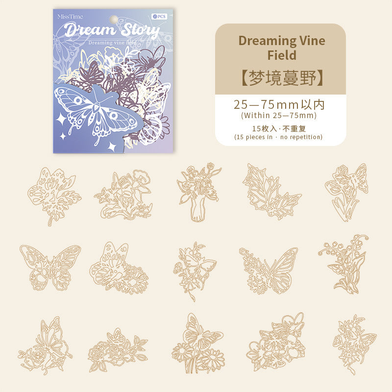 0214 Dream Story Series Paper -15Pcs each pack