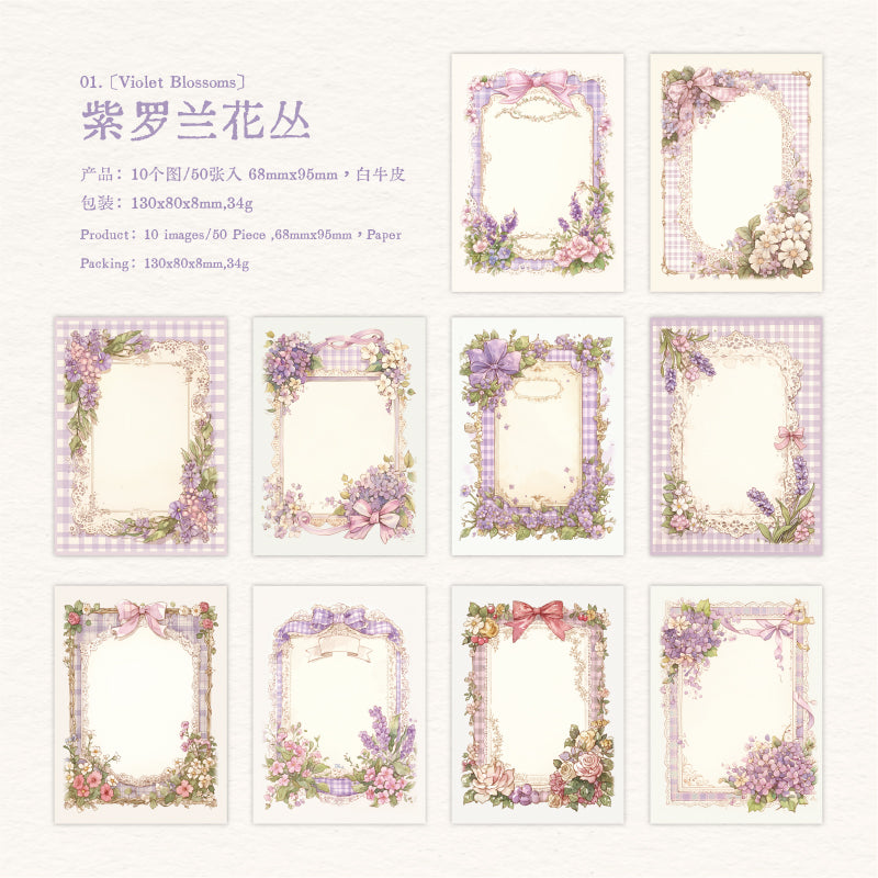 S-57- Adesivo della serie Butterfly Dance Flower Season - 20 pezzi per confezione