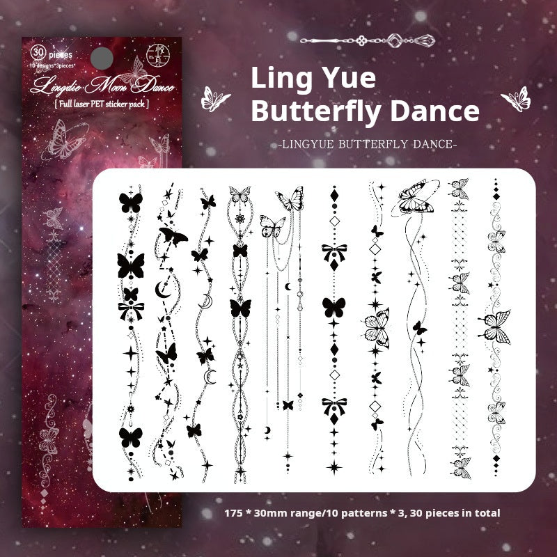 Fantasia PET sticker -30Pcs each pack