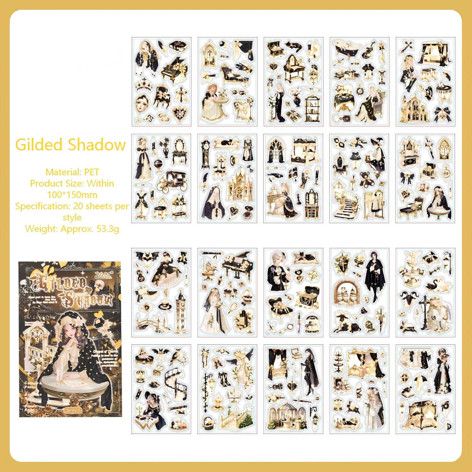 Thorn Chapel PET Pre-cut Sticker Book -20Pcs each pack