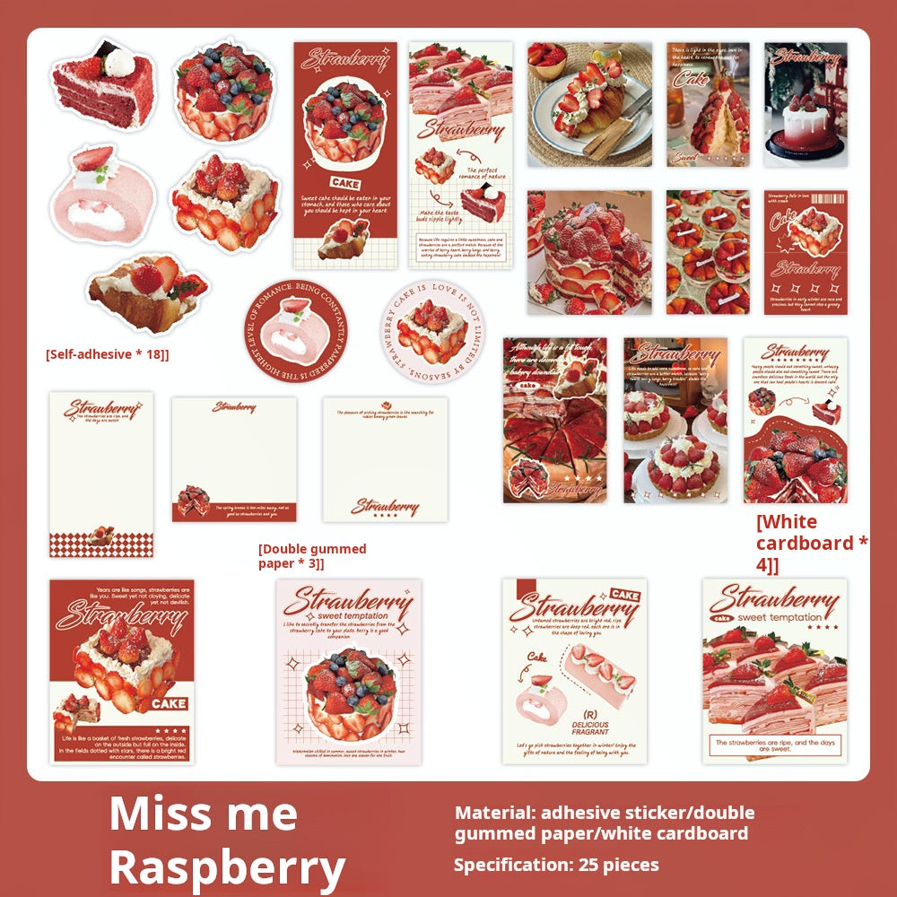 0310 Korean Big Eat Series Paper -25Pcs each pack
