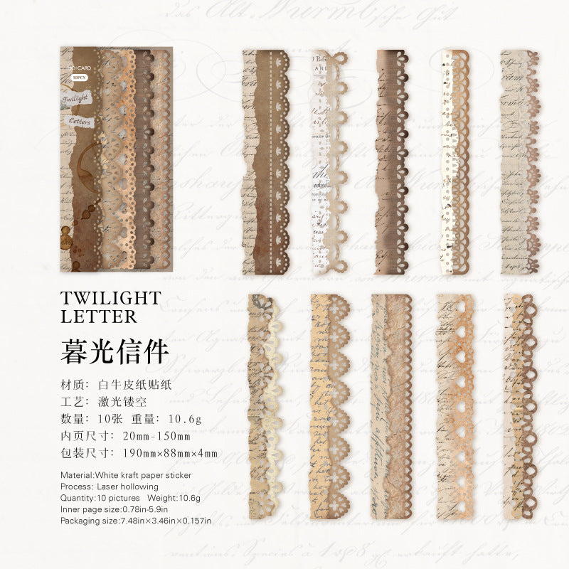 0415 Rain Dye Final Series Paper -10Pcs each pack