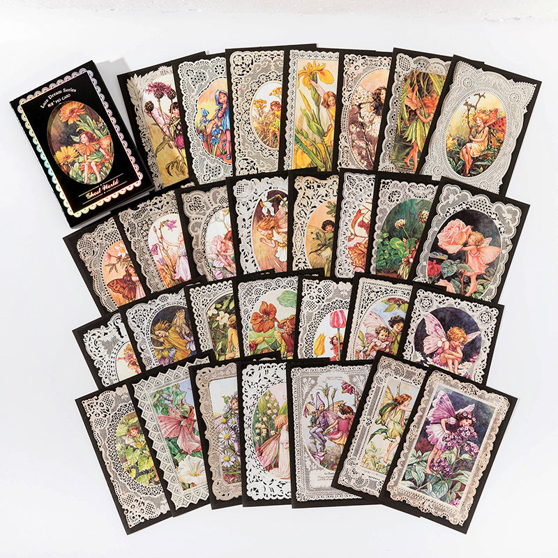 Lace Dream Paper Material Book -60Pcs each pack