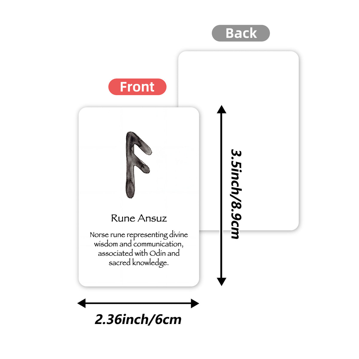 All 36 nordic & celtic mystic symbols cards