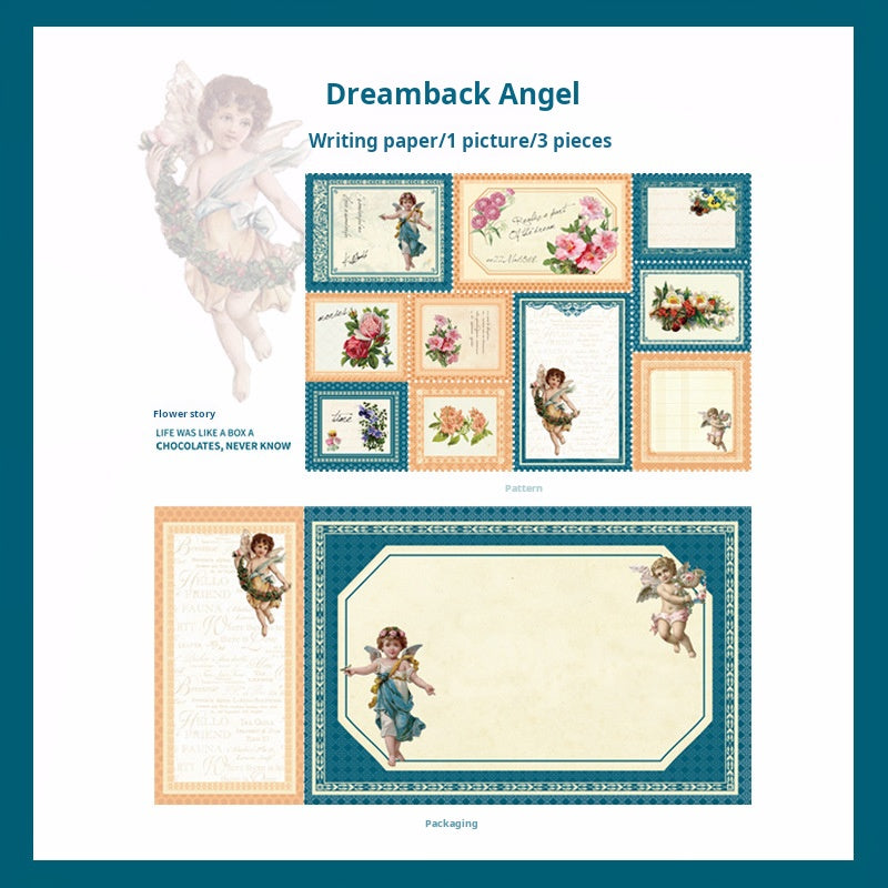 0306 Retro amusement park Series Sticker -3Pcs each pack