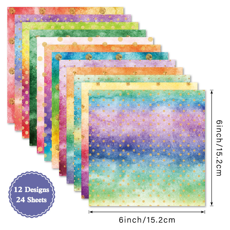 Rainbow Gleam paper size