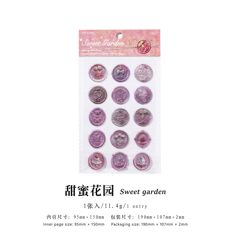 0327 Memory Box Series Sticker -1Pcs each pack