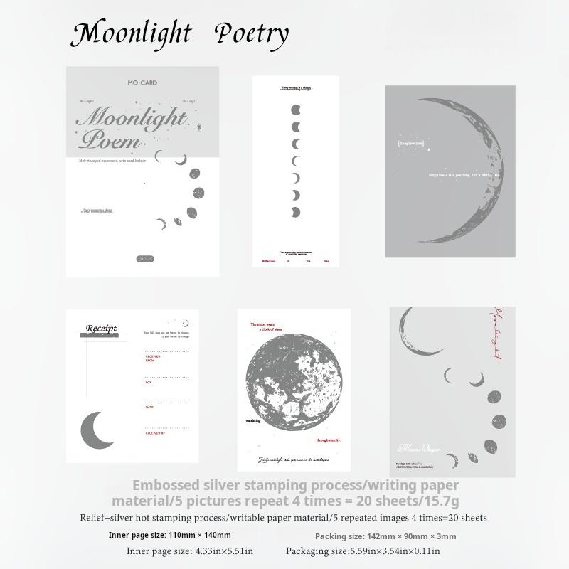 0710 Embossed Notes paper -20Pcs each pack