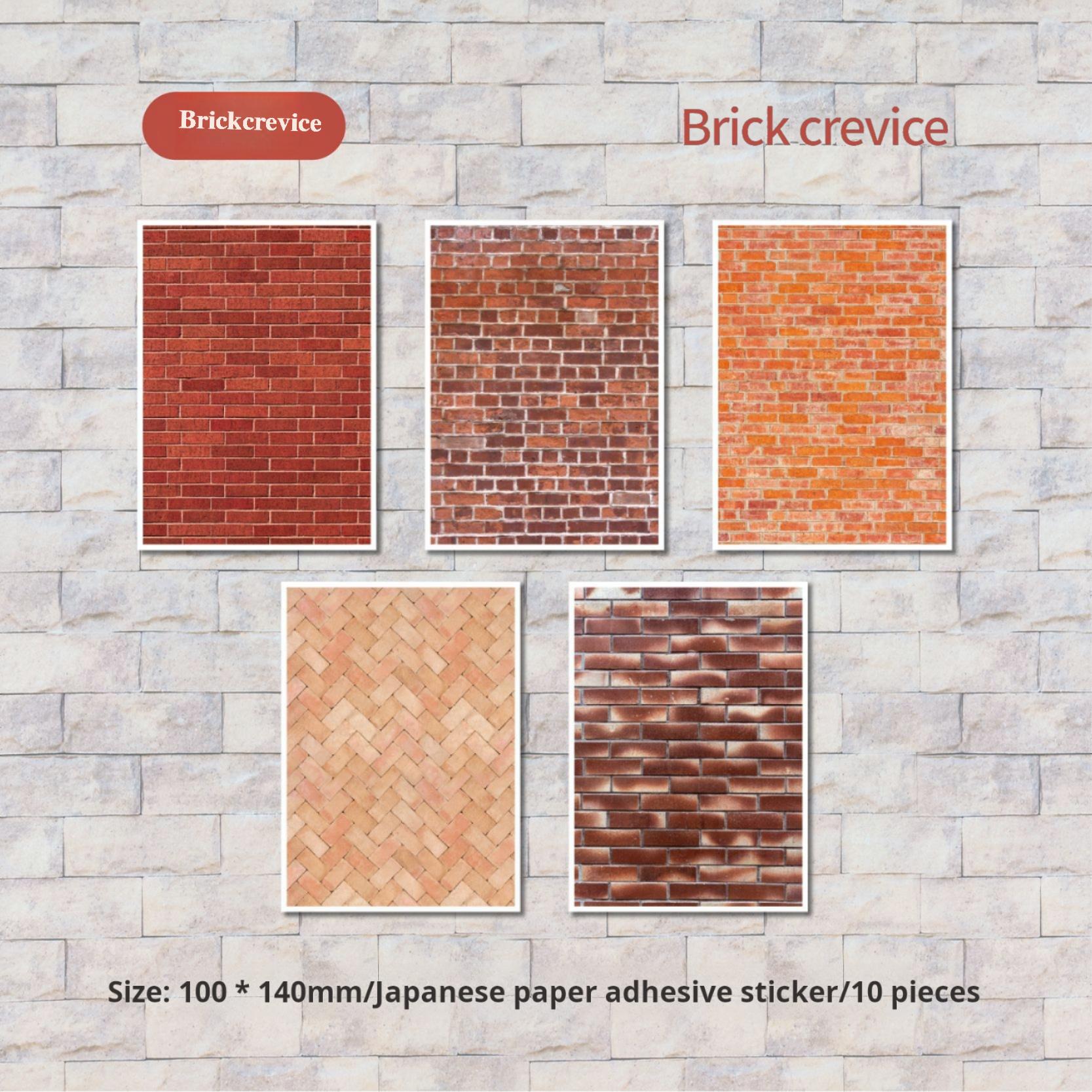 0325 Wallpaper Series Sticker -10Pcs each pack