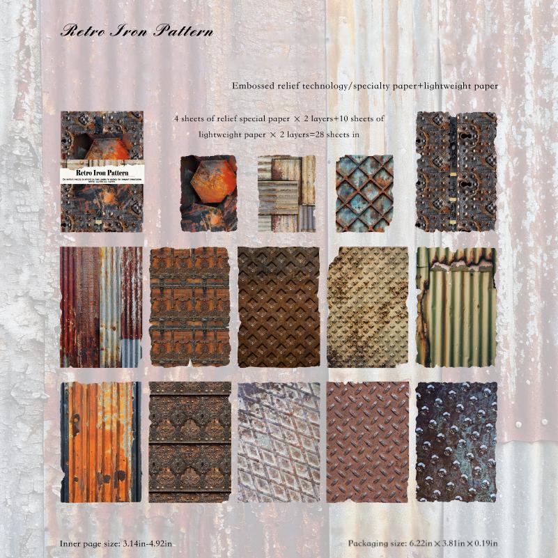 Rust paper -28Pcs each pack