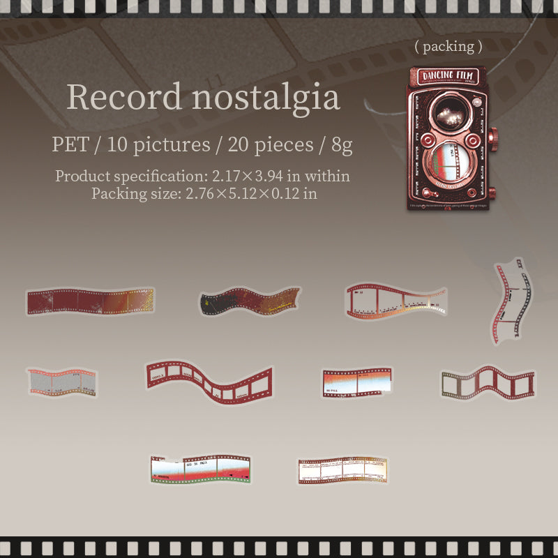 0426 Dancing film Series Sticker -20Pcs each pack