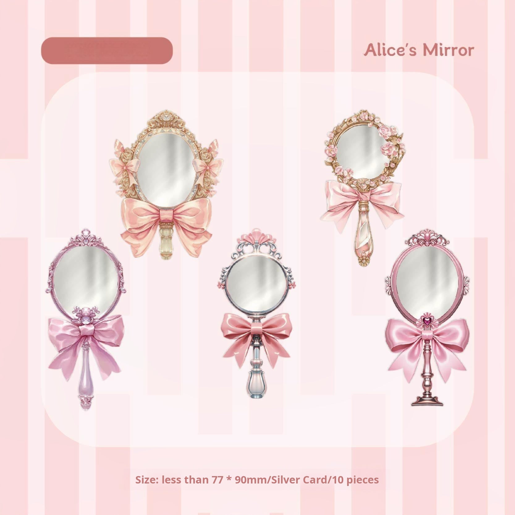 0402 Liu li mirror Series Paper -10Pcs each pack