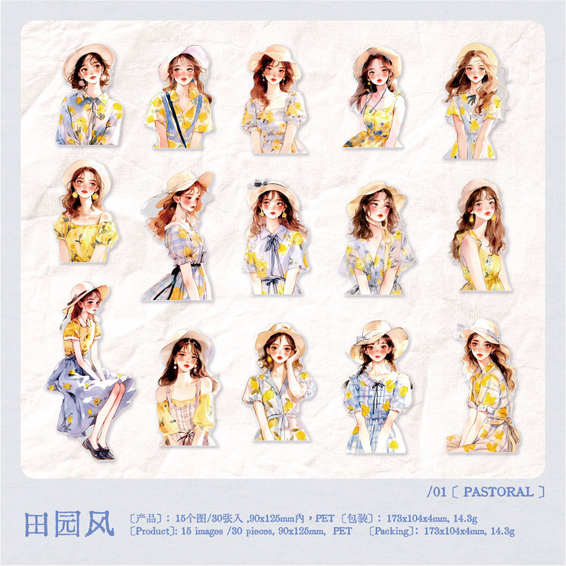 0306 Custom life Series Sticker -30Pcs each pack