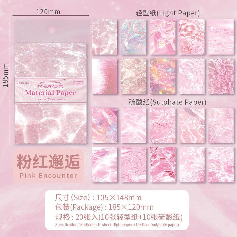 0311 Daylight Floating Shadow Series Paper -20Pcs each pack