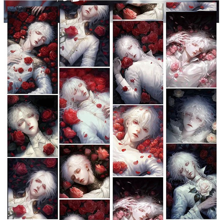 T-163- Handsome guy tape No.5 1 loop 9cm*1.24M