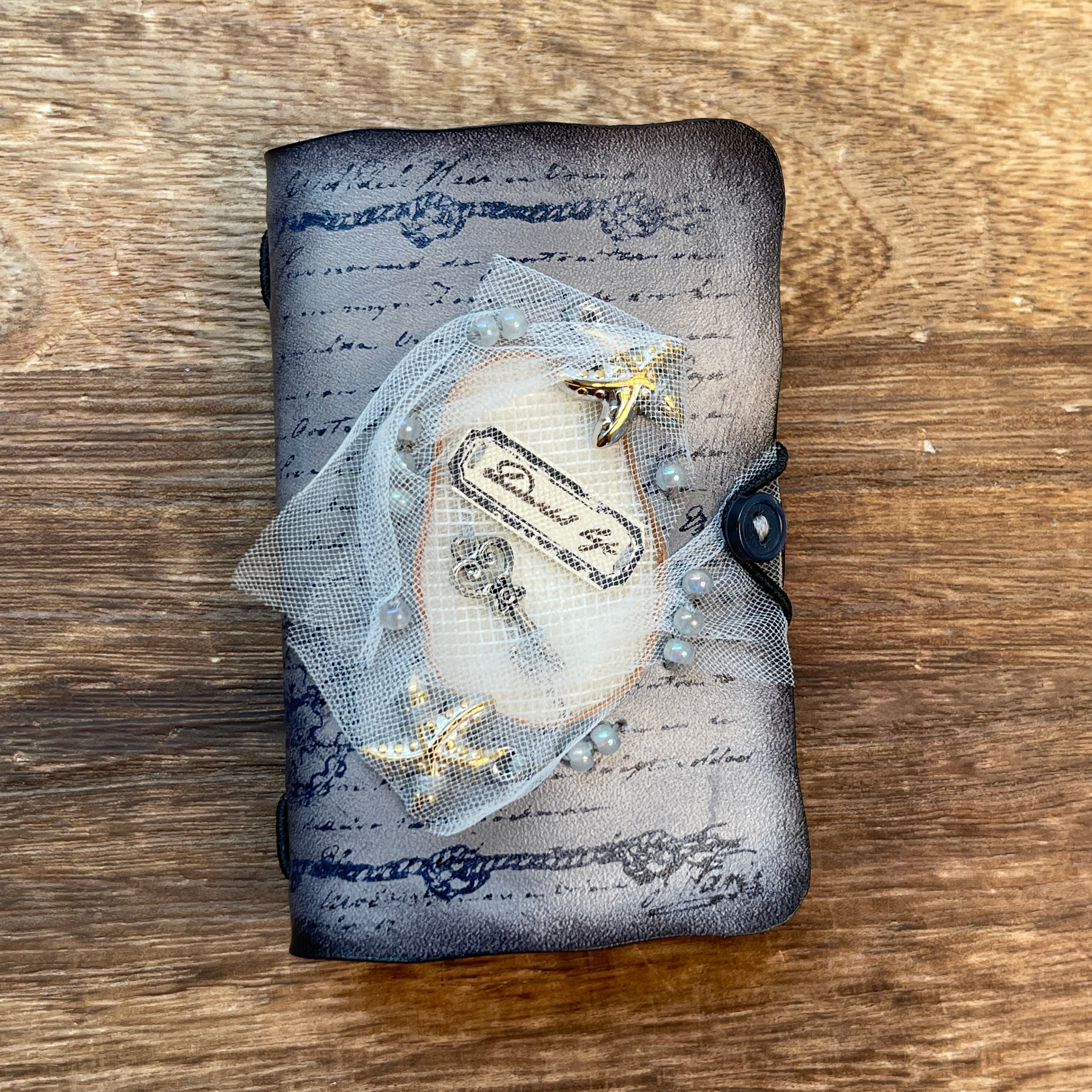 Handmade leather small journal