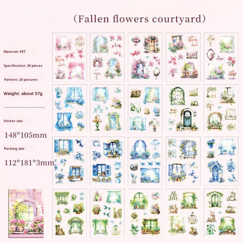 S-85- Art Figures Series Sticker book-20 pezzi ogni confezione