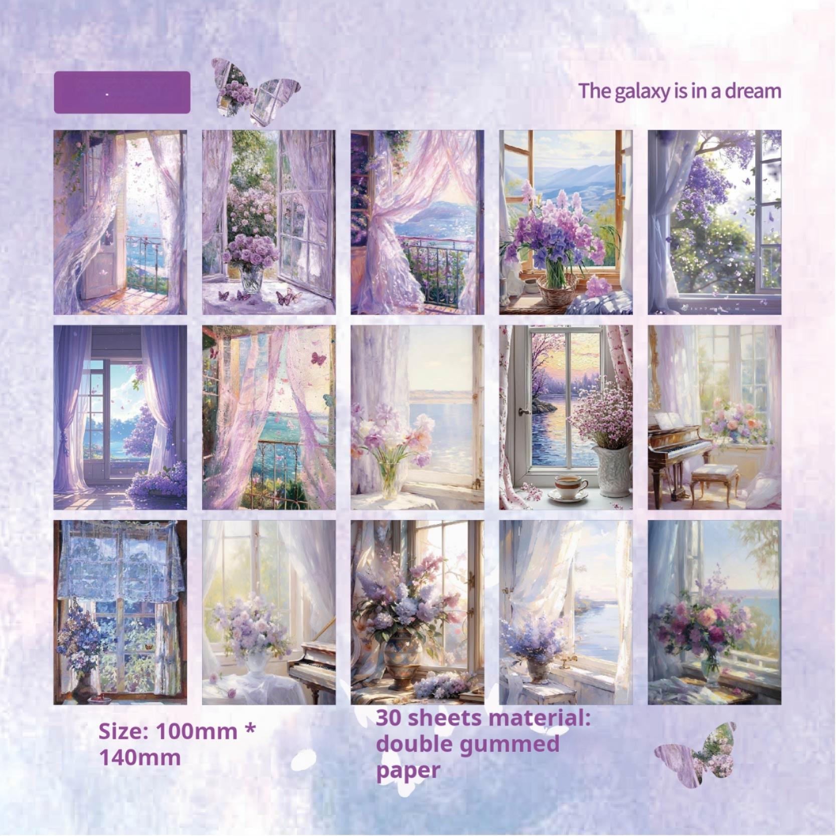 0319 Window Series Paper -30Pcs each pack