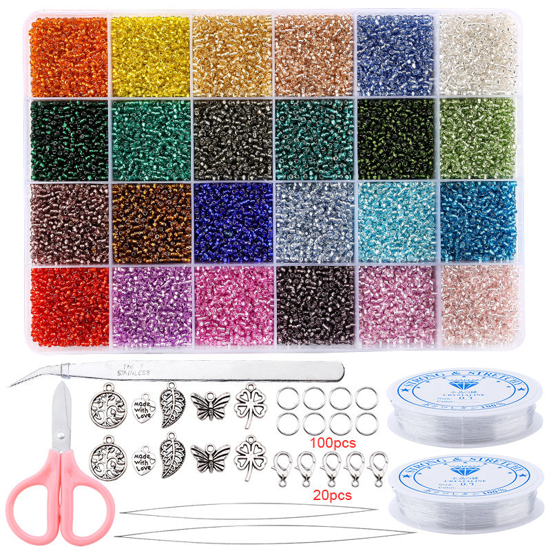 2mm Mixed-Color Seed Bead DIY Kit