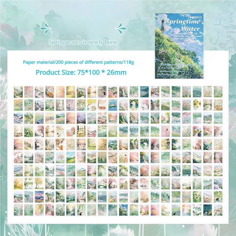 0301 Appointment Seasons Series Paper -200Pcs each pack