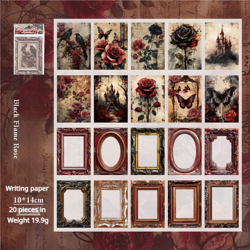 0402 Mysterious reoim Series Paper -20Pcs each pack