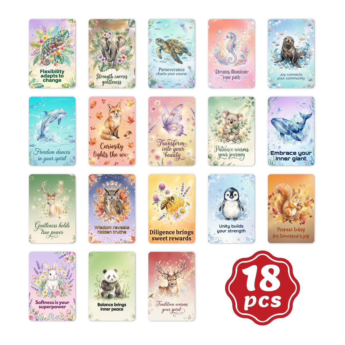 Inspirational Animals cardstock card – view 5
