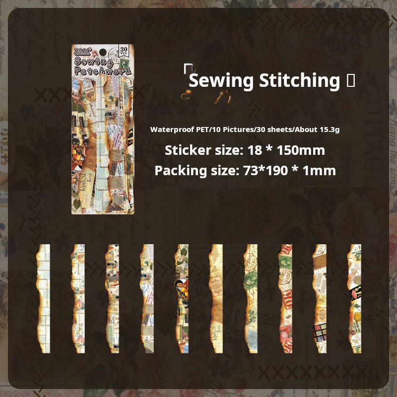 0305 Daily manuscript Series Stickers -30Pcs each pack