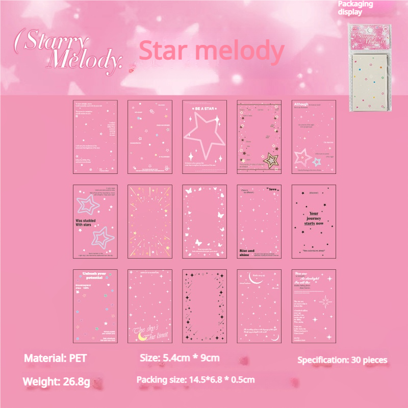 0326 Collect This Moment Series Sticker -30Pcs each pack
