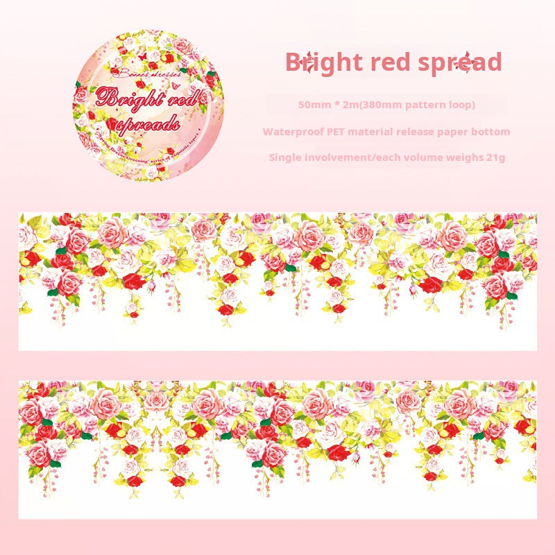 0114 Spring Breeze Green Series PET tape -5CM*2M