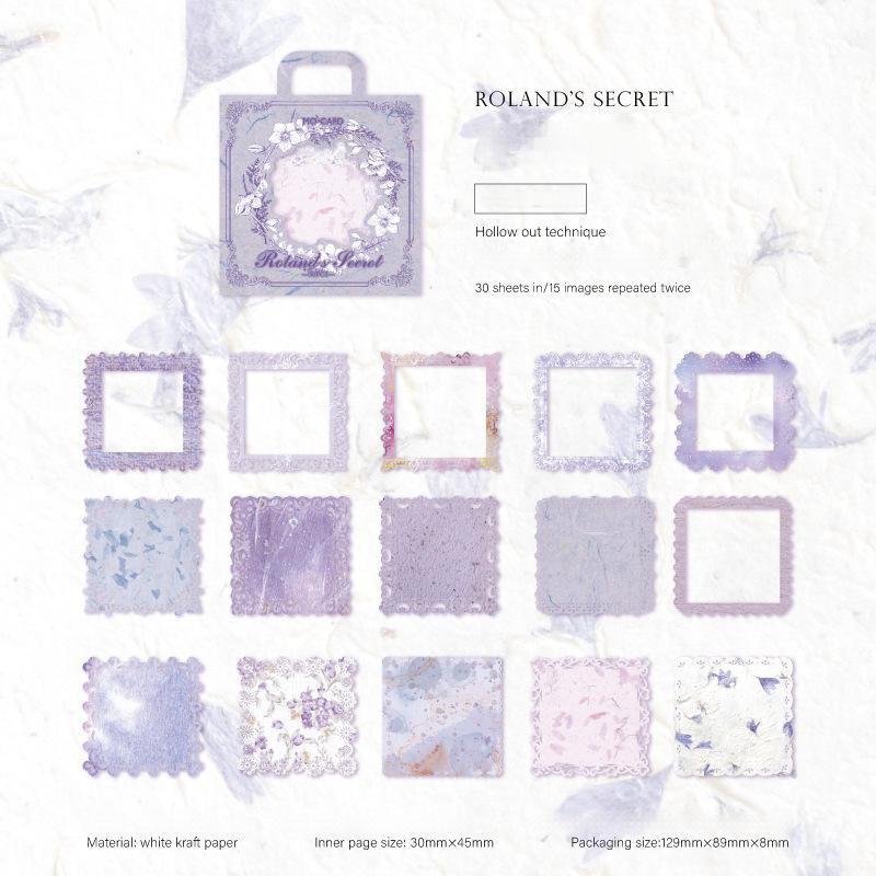 0405 Lace light Series Paper -30Pcs each pack