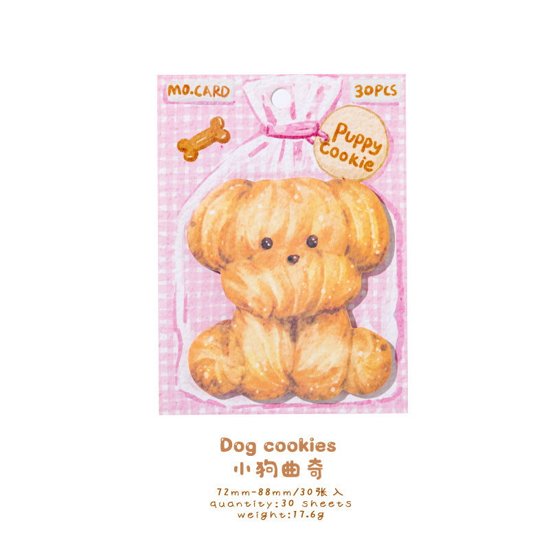 0331 One Bite Cookie Series Paper -30Pcs each pack