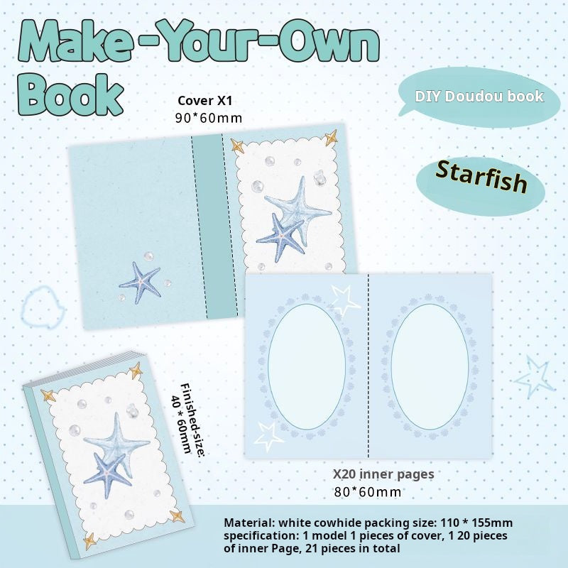 Fruits and shells Notepad Solid paper -21Pcs each pack