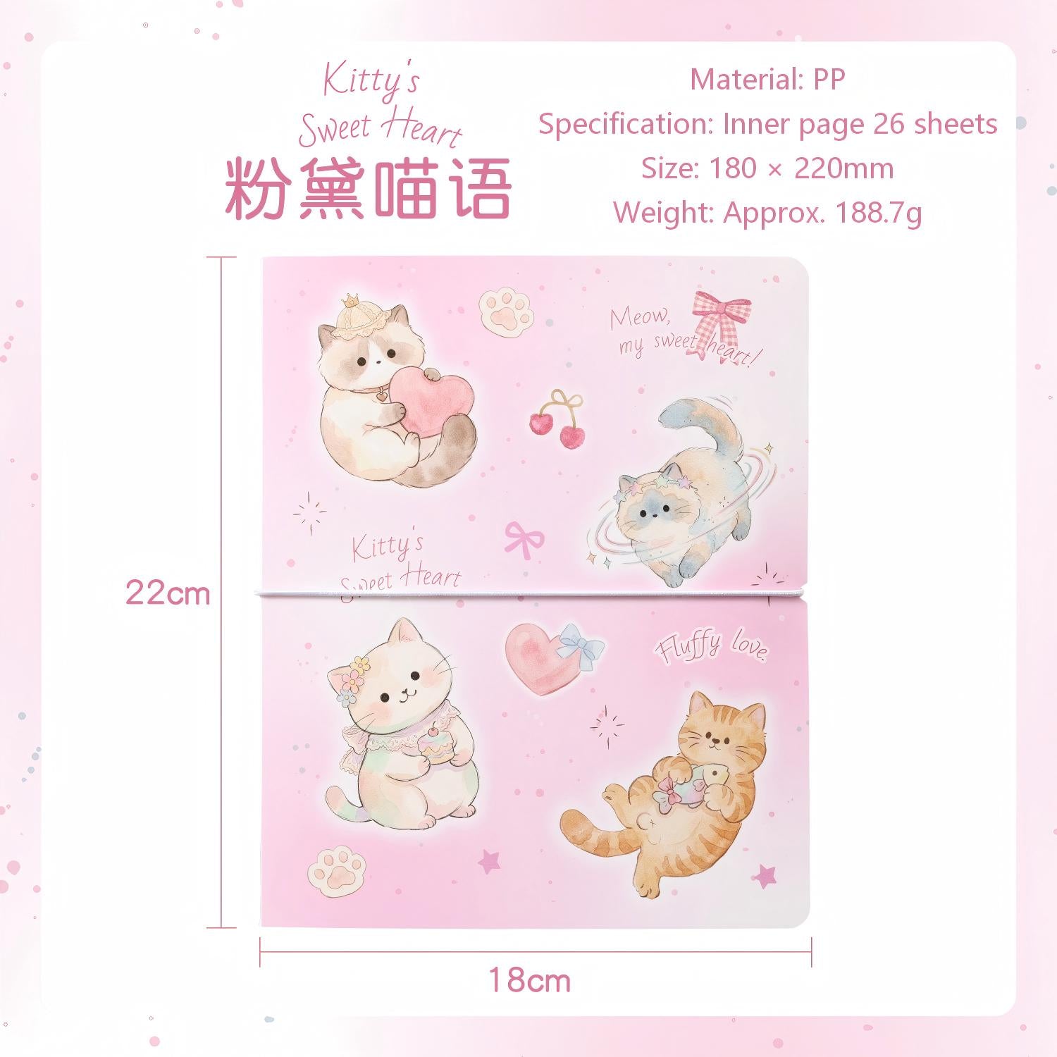 Sweet and Adorable Storage Album with 26 inner pages