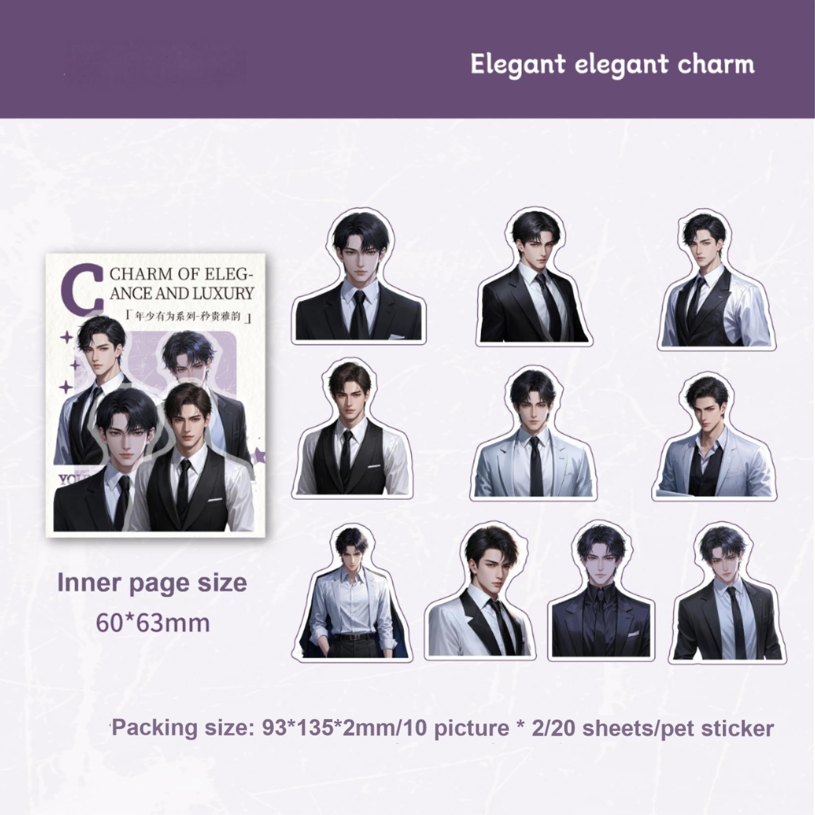 0320 The Young and the Restless Series Sticker -20Pcs each pack