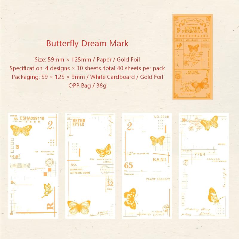 Vintage Notepad -40Pcs each pack