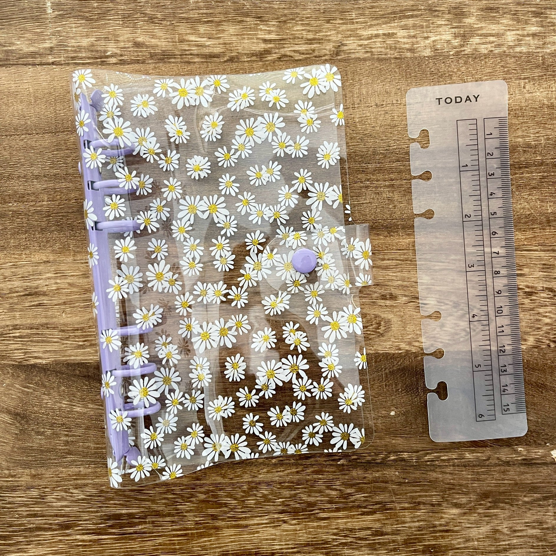 A6 Clear daisy binder journal *Not include inner pages