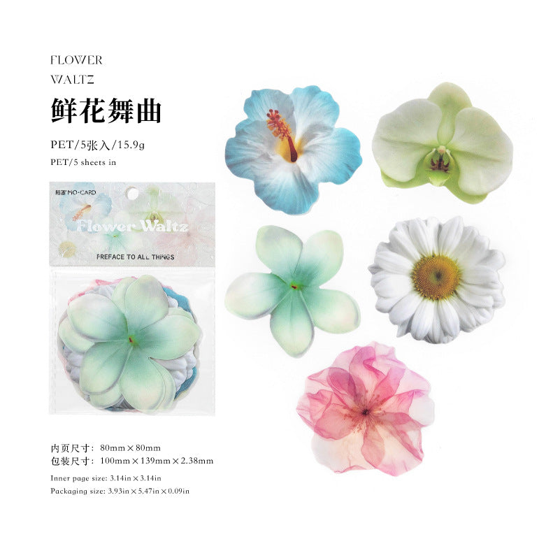 Plants and Animals PET Bookmark -10Pcs each pack