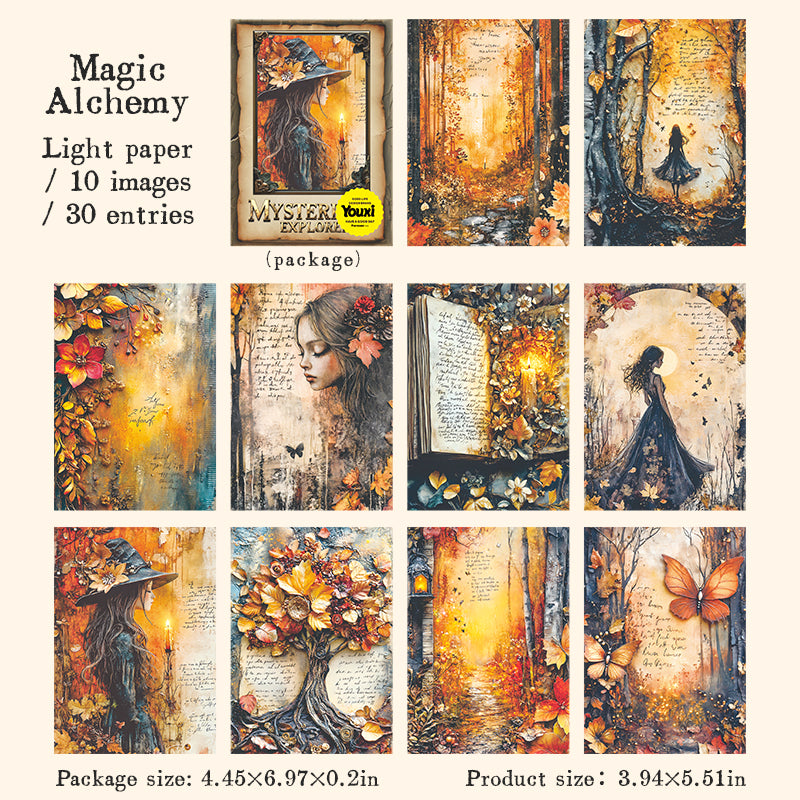 Mysterious adventure Paper -30Pcs each pack