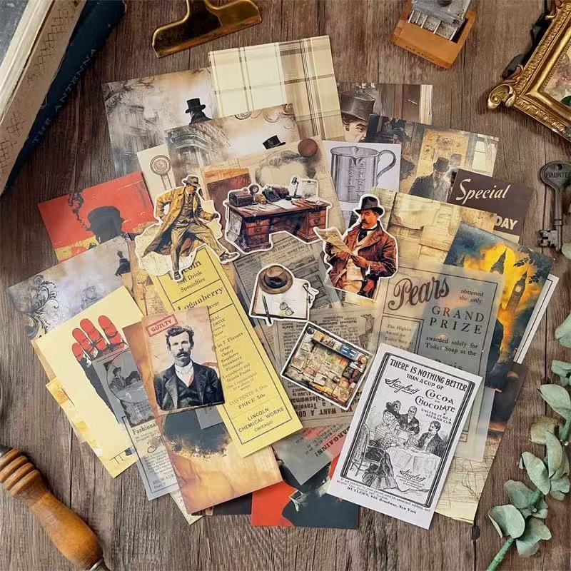 0618 Detective Sherlock Holmes Paper -42Pcs each pack