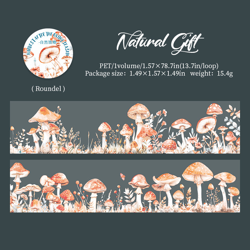 0409 Harvest After the Rainy season Series PET tape -4CM*2M
