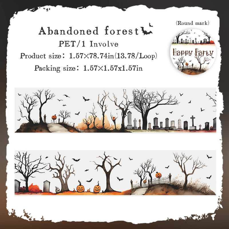 0820 Halloween party PET tape -4cm*2m