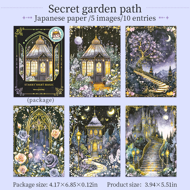 0417 Starry night magic Series Sticker -10Pcs each pack