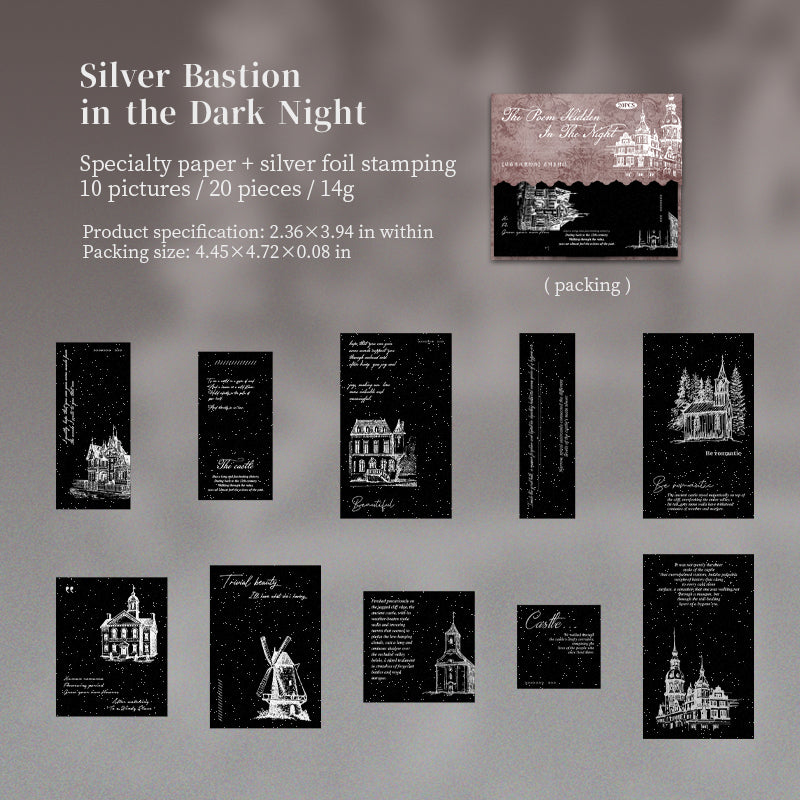 1027 Hiding in the dark paper -20Pcs each pack